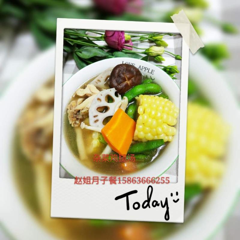 72杂菜鸡腿汤